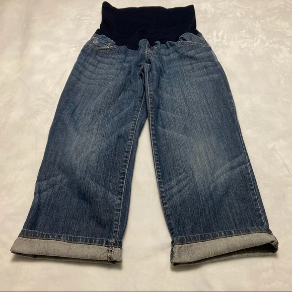 Liz Lange Maternity Full Panel Crop Jeans 2 - Picture 15 of 15